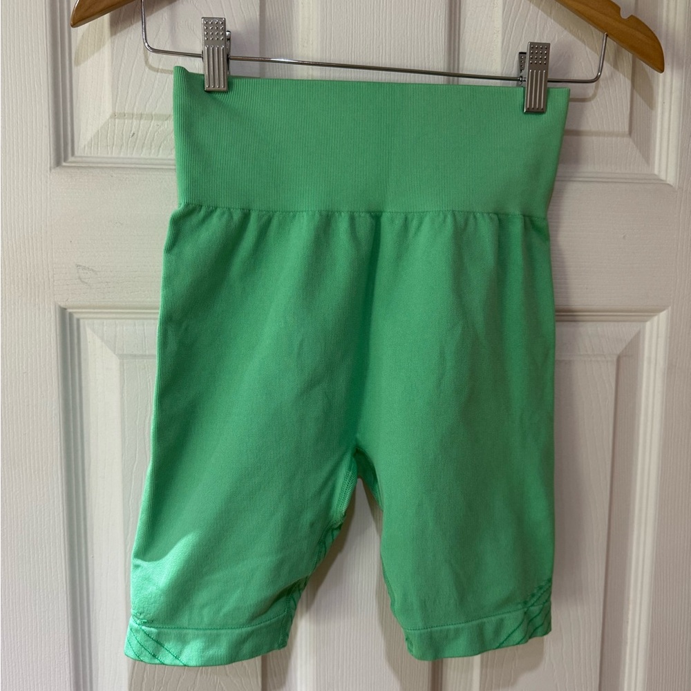 Joylab Green Knee-Length Shorts with Stretchy Fabric